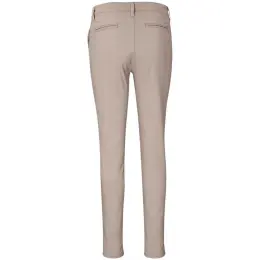 Ladies Superb Stretch Chino Pants Stone Back